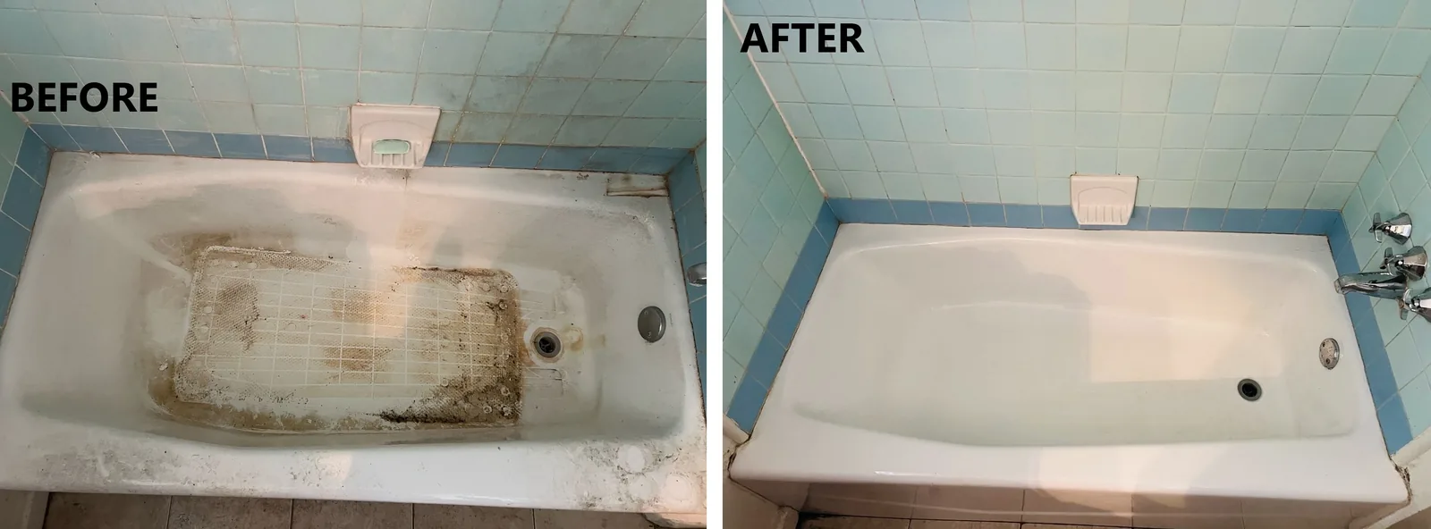 Bathroom in Los Angeles — house deep cleaning before and after (12)