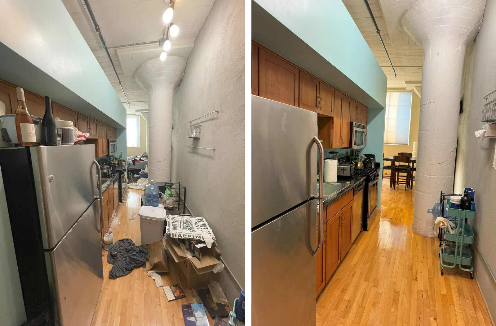 Kitchen in Los Angeles — house deep cleaning before and after (5)
