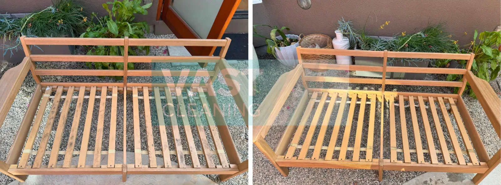Patio cleaning in Los Angeles — before and after, photo 4